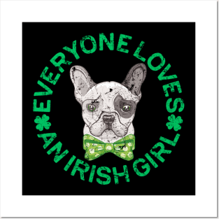 Funny Bulldog lover for irish - saint patrick best gift Posters and Art